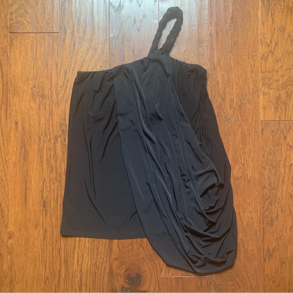 Tbags Los Angeles Braided One Shoulder Top | Size XS - Picture 8 of 8